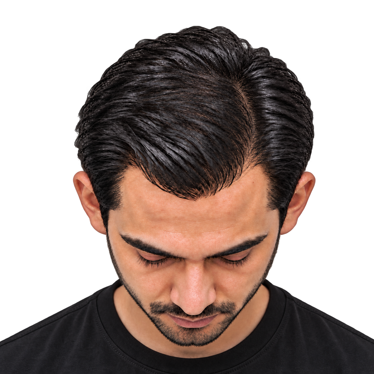 Hair journey illustration for continued care