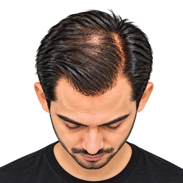Hair journey illustration for reviewing early changes